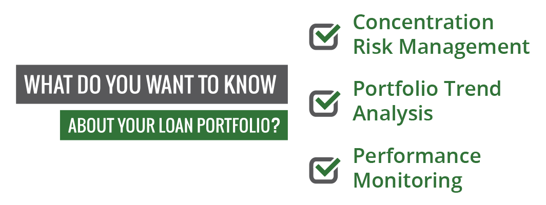 What do you want to know about your loan portfolio?